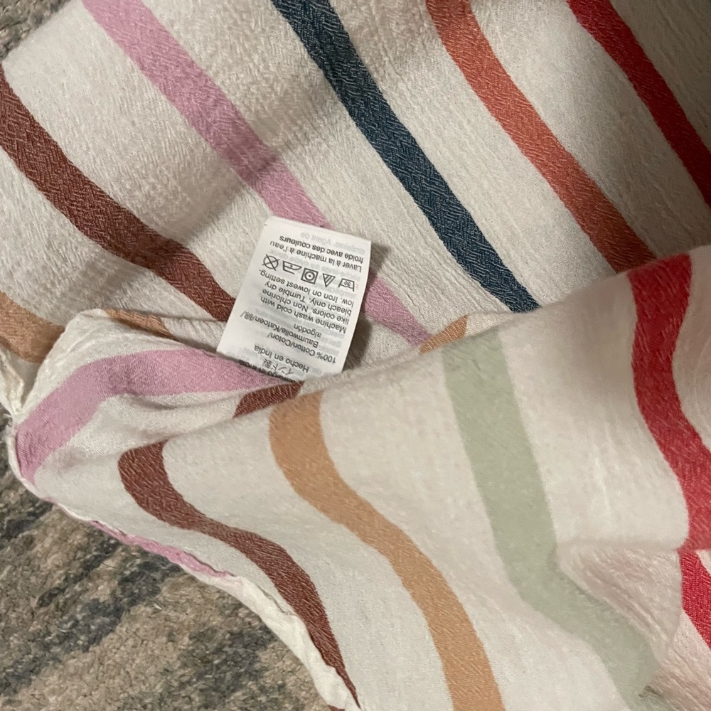 Madewell Stripe Multi-Color Button Down - image 3